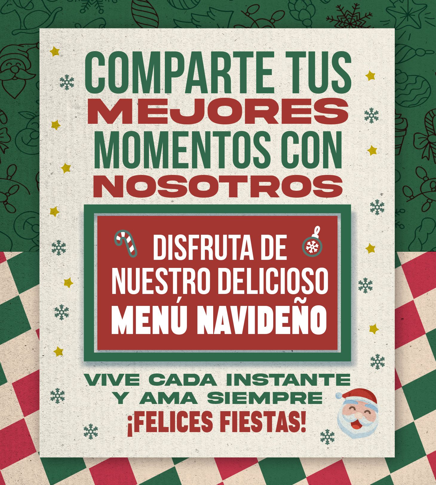 Menú Navideño The Rock